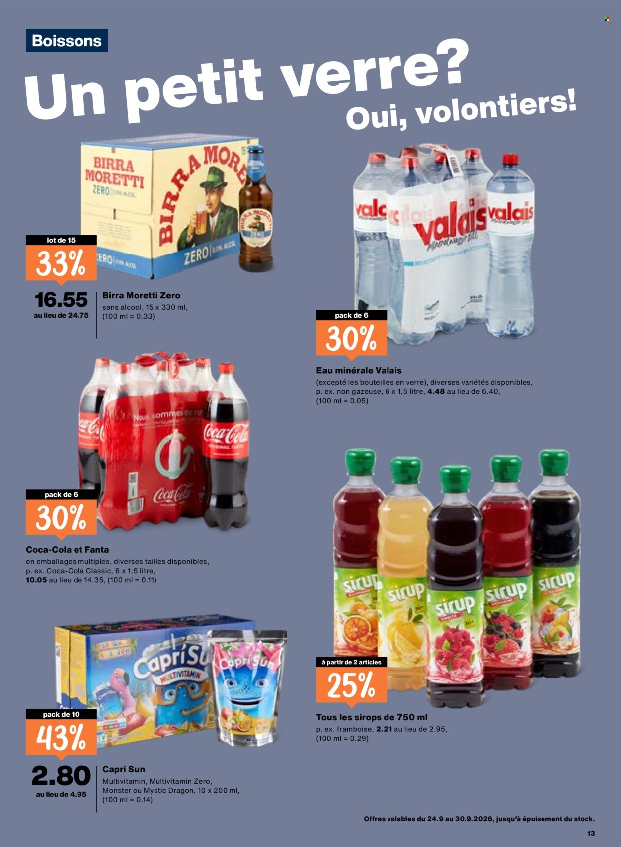 Catalogue Migros - 24.9.2026 - 30.9.2026. Page 13. Page 13