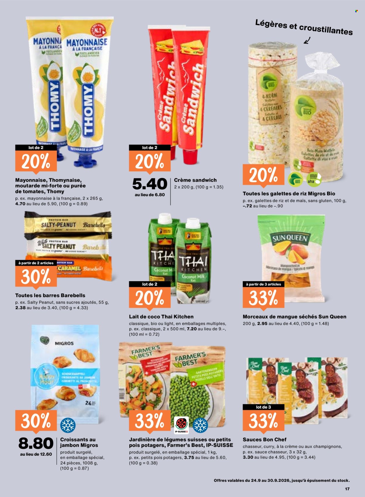 Catalogue Migros - 24.9.2026 - 30.9.2026. Page 17. Page 17