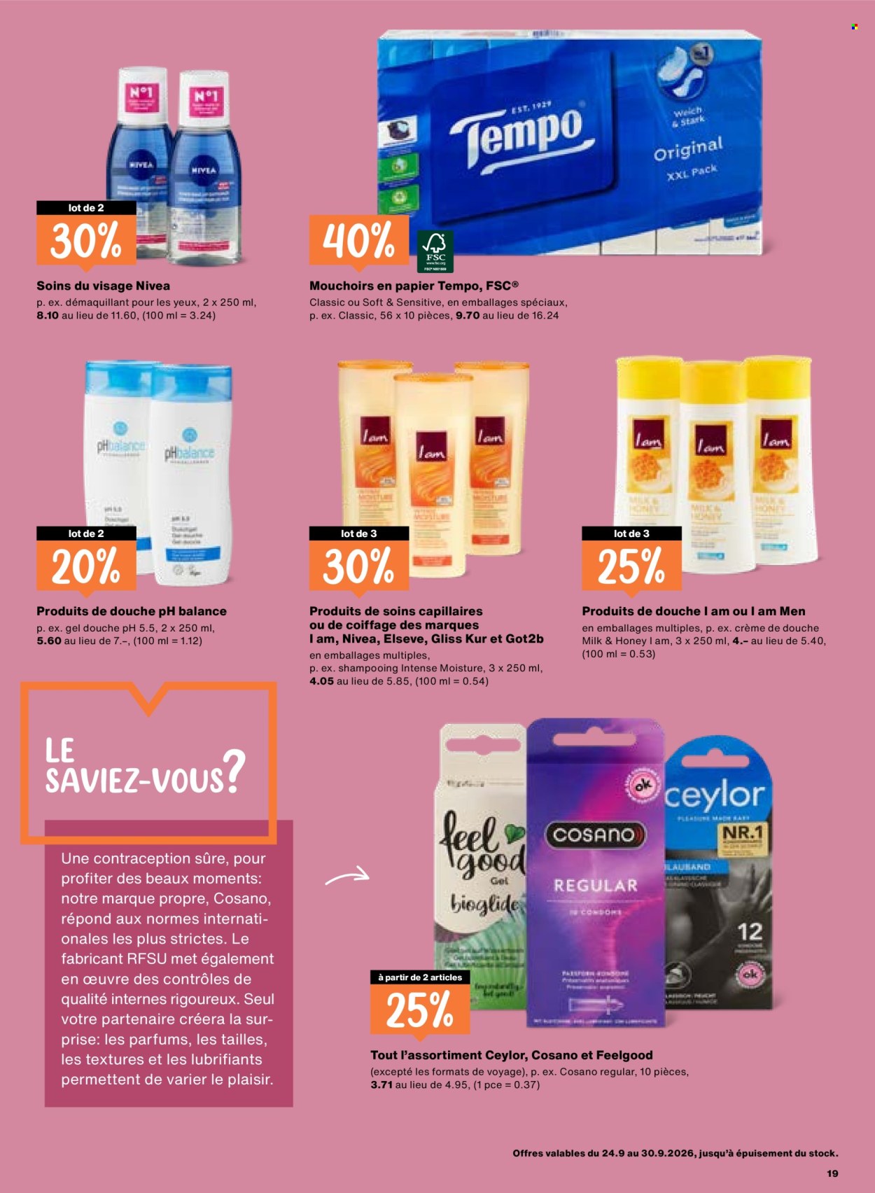 Catalogue Migros - 24.9.2026 - 30.9.2026. Page 19. Page 19