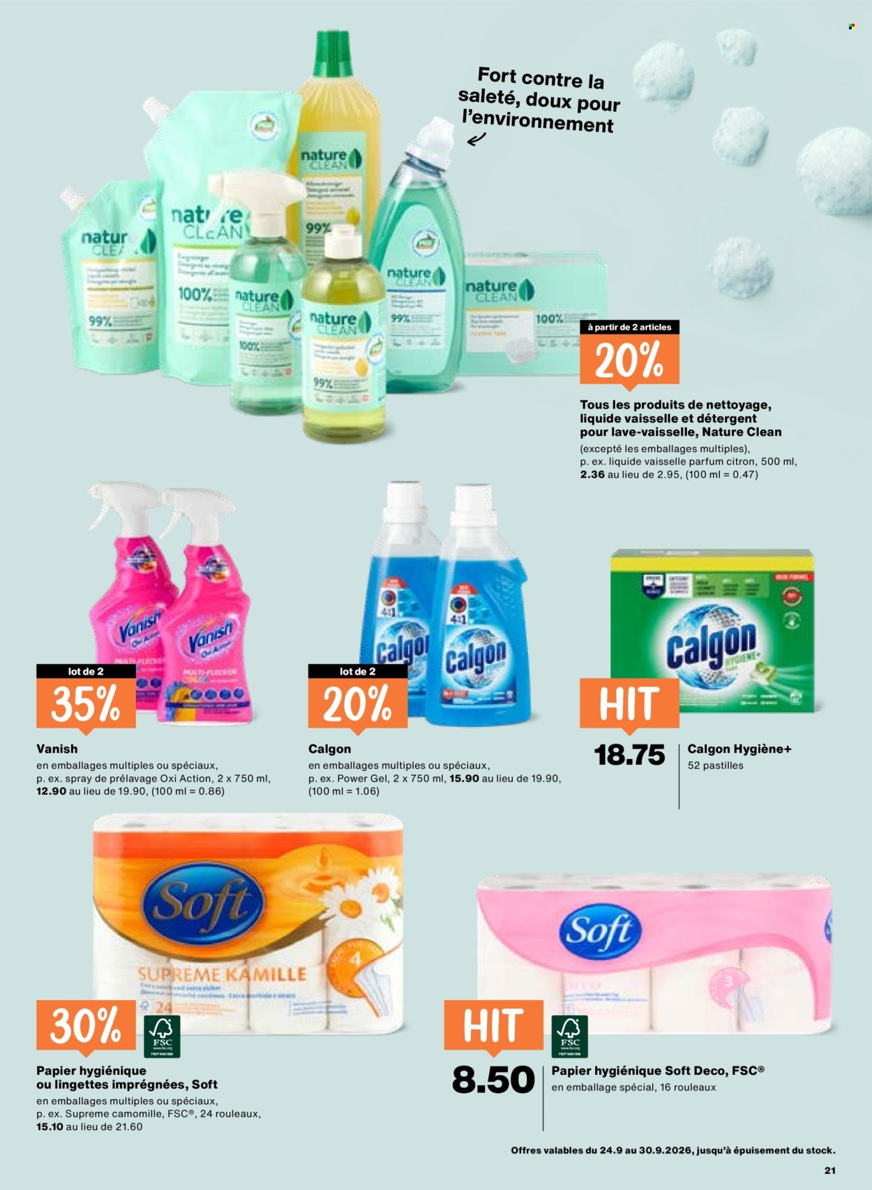 Catalogue Migros - 24.9.2026 - 30.9.2026. Page 21. Page 21
