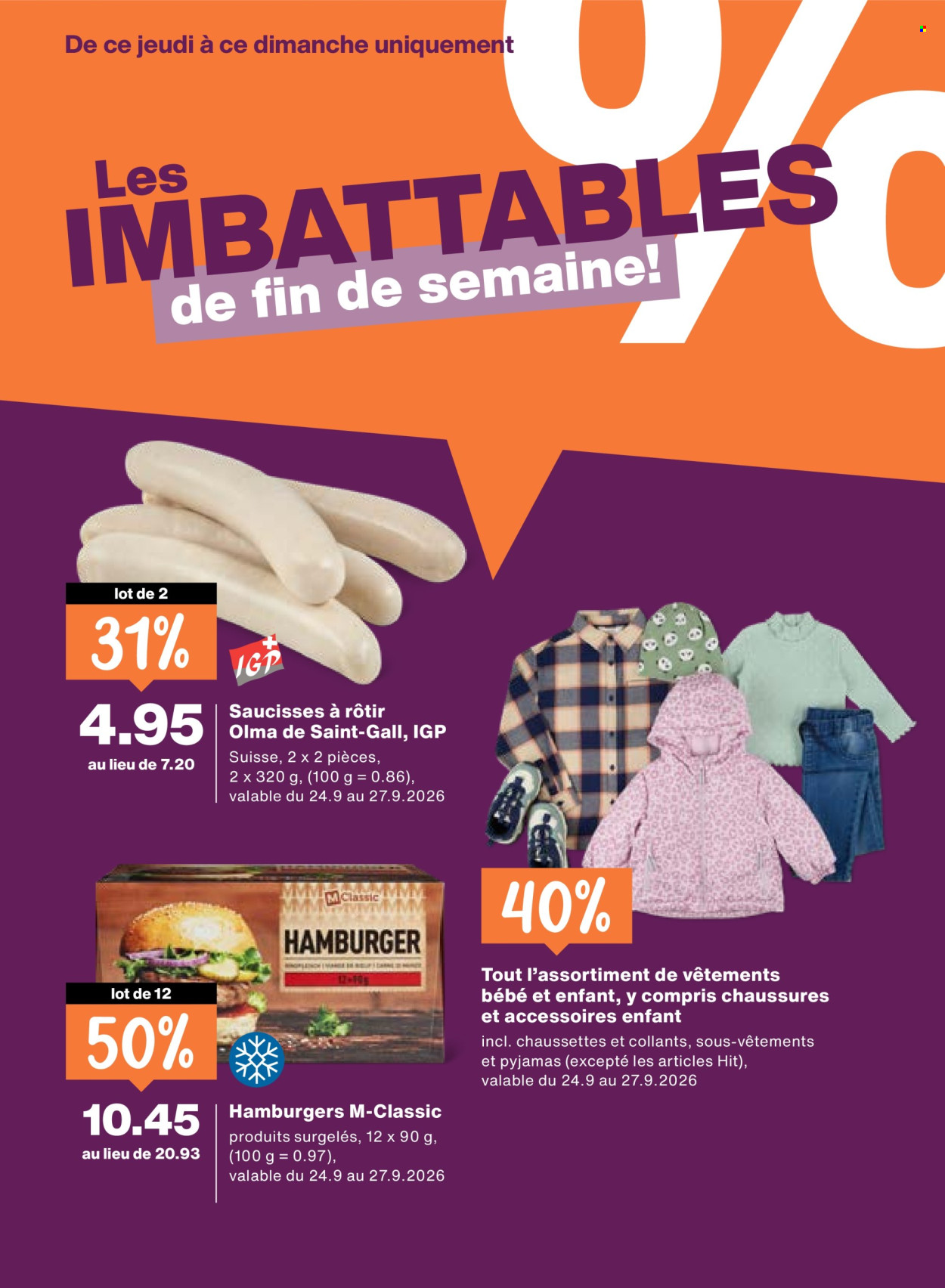 Catalogue Migros - 24.9.2026 - 30.9.2026. Page 24. Page 24