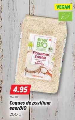 Coques de psyllium enerBiO