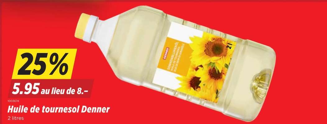 Huile de tournesol Denner