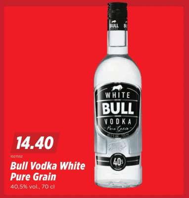 Bull Vodka White Pure Grain