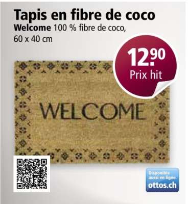 Tapis en fibre de coco