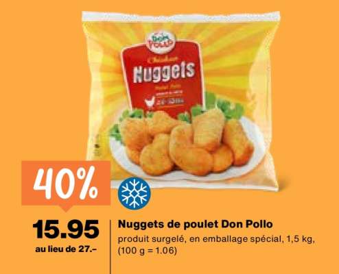 Nuggets de poulet Don Pollo