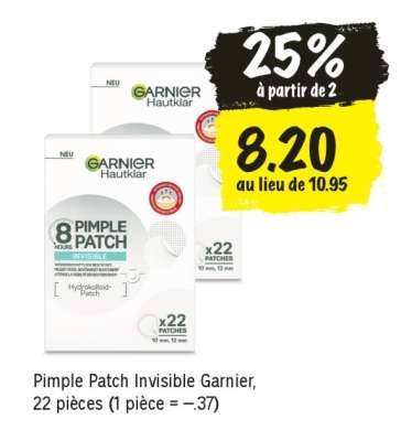 Pimple Patch Invisible Garnier