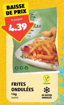 FRITES ONDULÉES