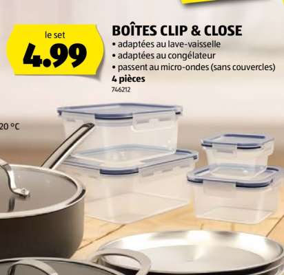 BOÎTES CLIP & CLOSE