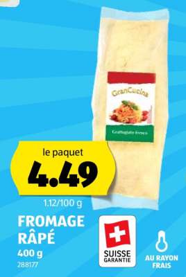 FROMAGE RÂPÉ