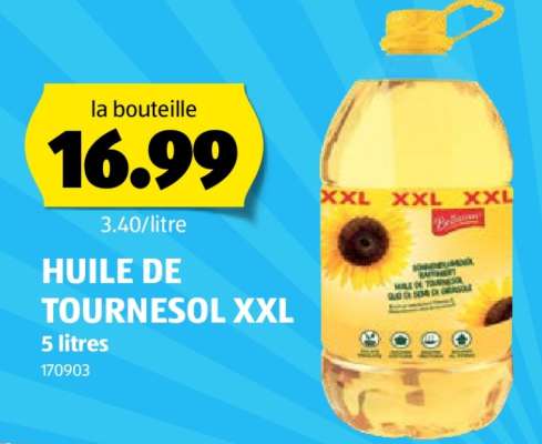 HUILE DE TOURNESOL XXL