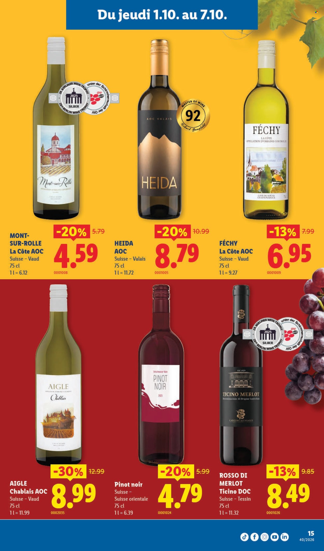 Catalogue Lidl - 1.10.2026 - 7.10.2026. Page 15. Page 15