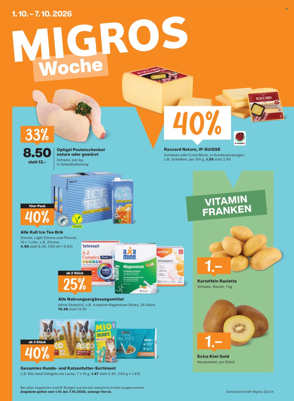 Catalogue Migros - 1.10.2026 - 7.10.2026. Page 1. Page 1