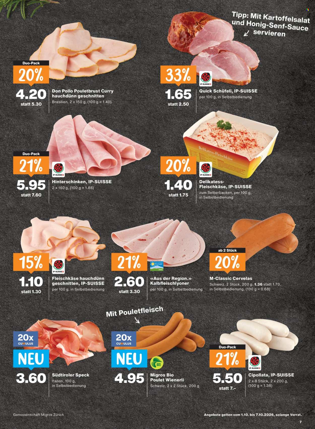 Catalogue Migros - 1.10.2026 - 7.10.2026. Page 7. Page 7