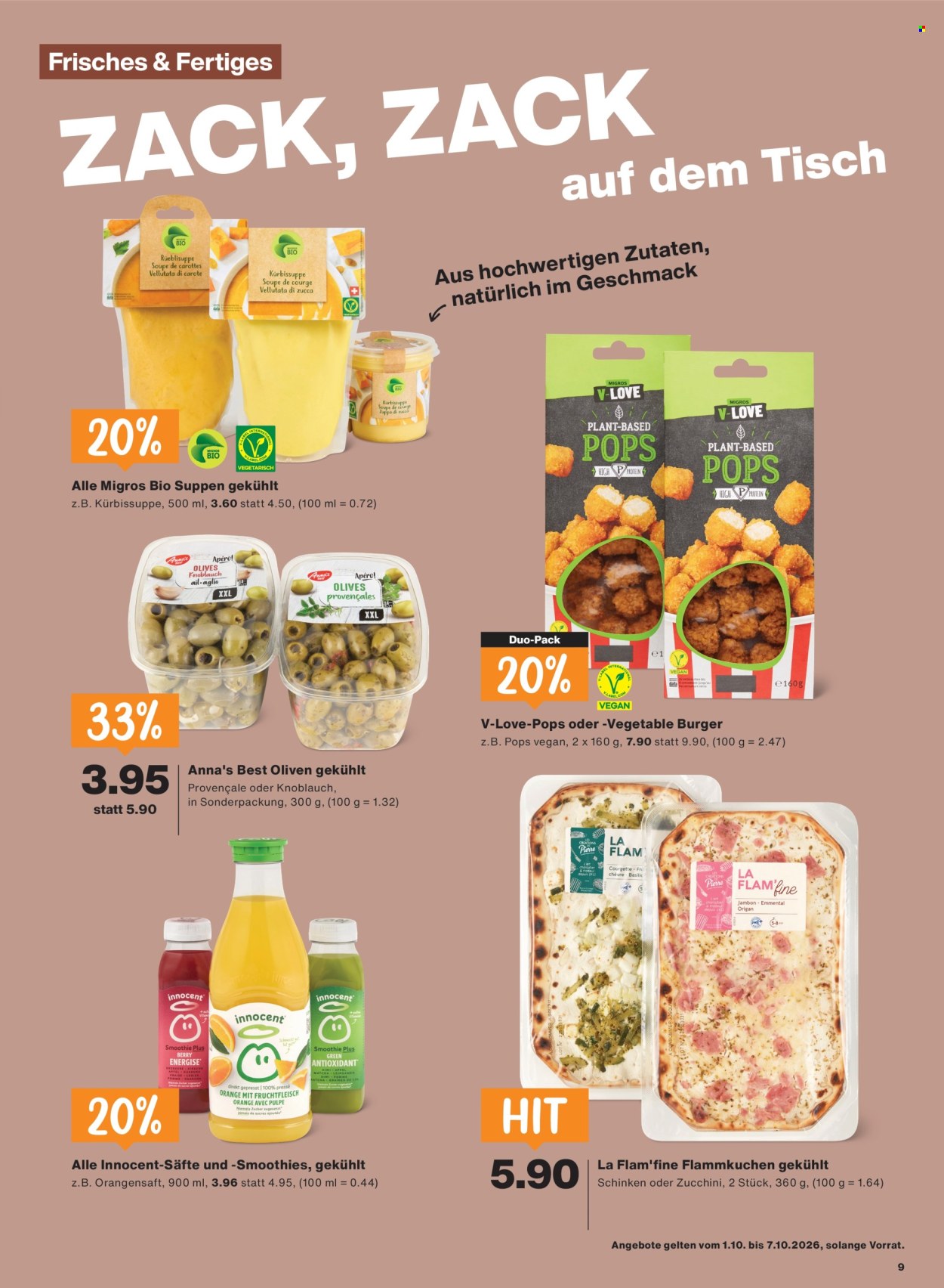 Catalogue Migros - 1.10.2026 - 7.10.2026. Page 9. Page 9