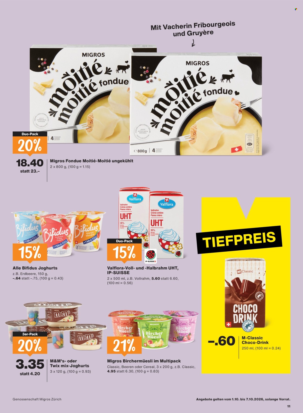 Catalogue Migros - 1.10.2026 - 7.10.2026. Page 11. Page 11