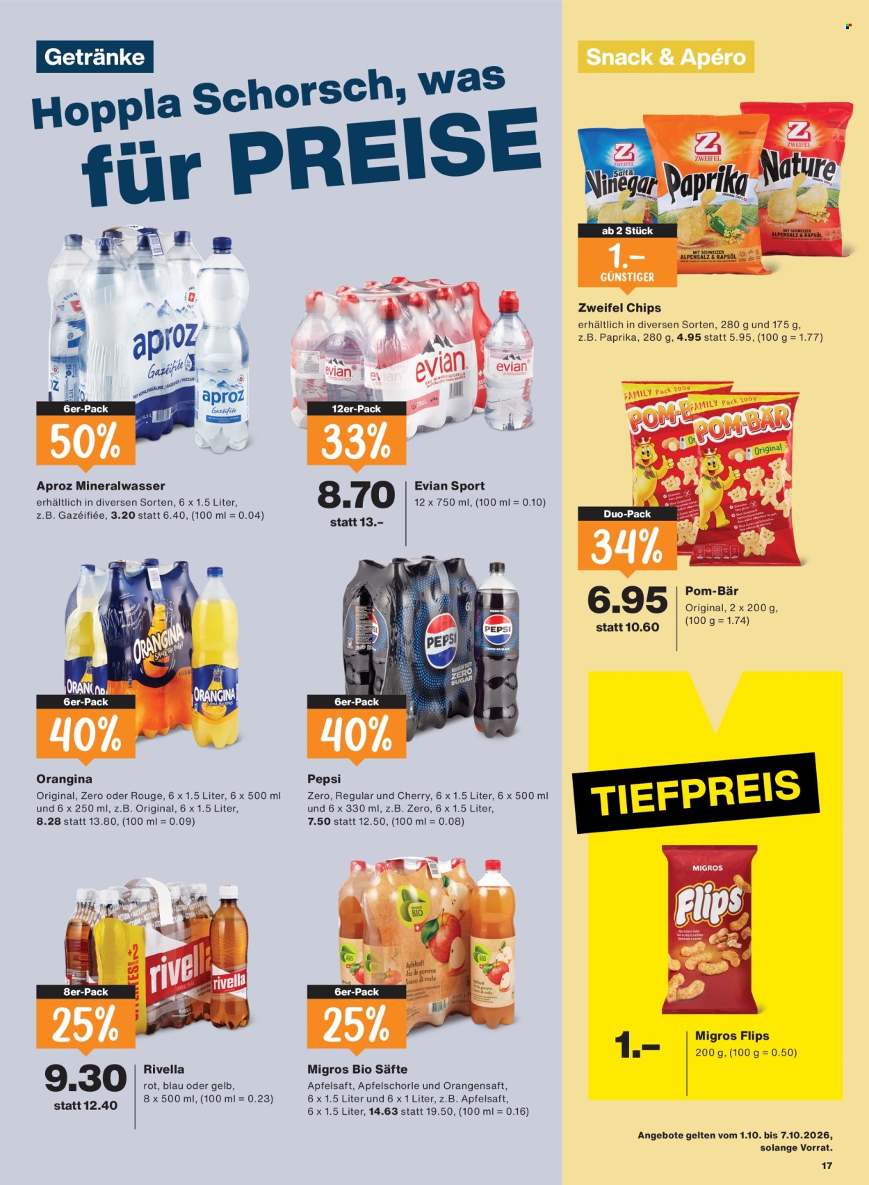 Catalogue Migros - 1.10.2026 - 7.10.2026. Page 17. Page 17