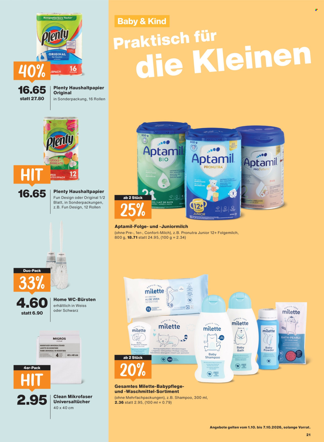 Catalogue Migros - 1.10.2026 - 7.10.2026. Page 21. Page 21