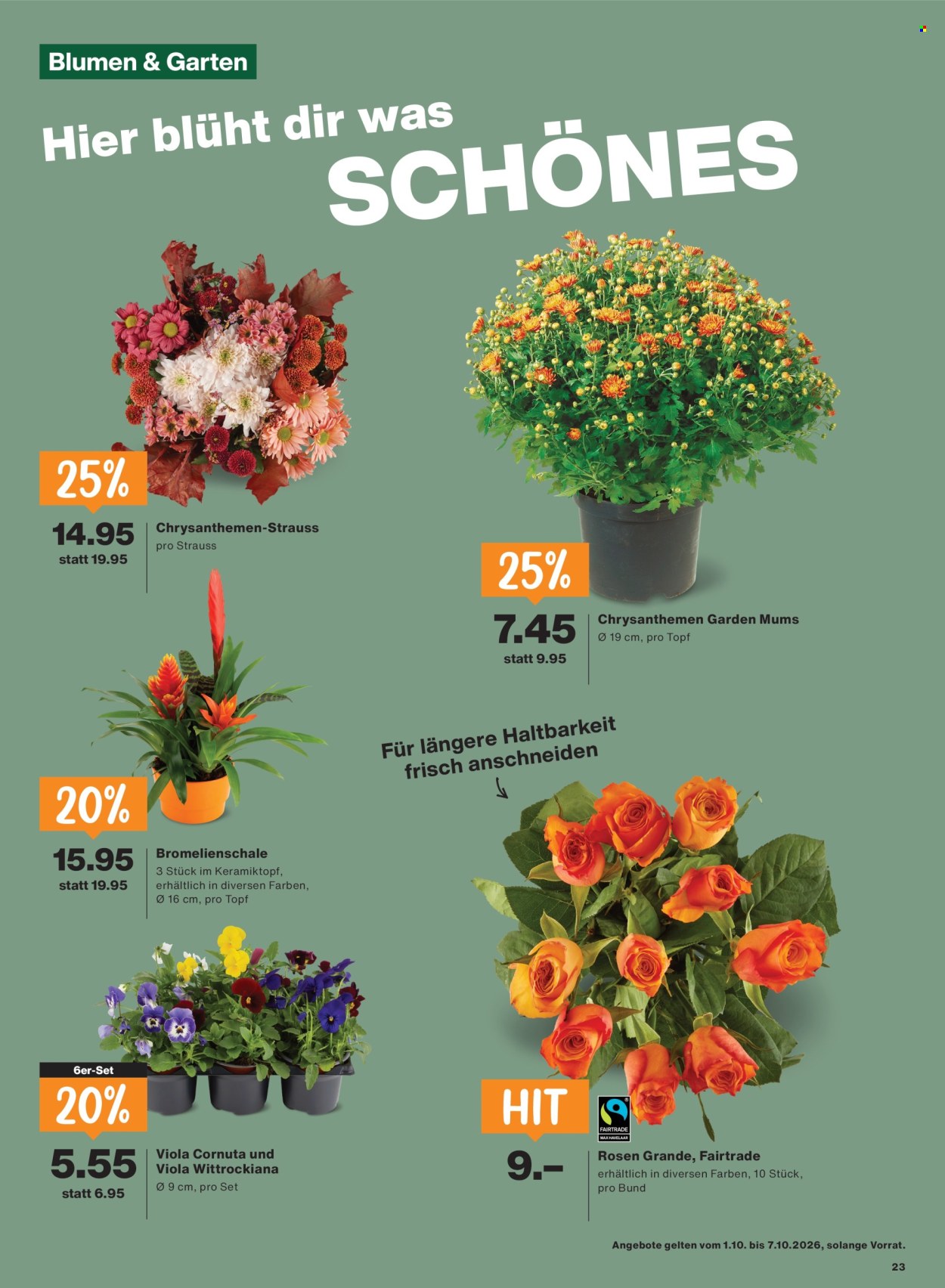 Catalogue Migros - 1.10.2026 - 7.10.2026. Page 23. Page 23