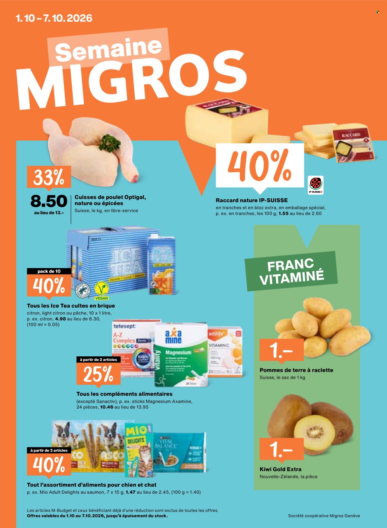 Catalogue Migros - 1.10.2026 - 7.10.2026. Page 1. Page 1