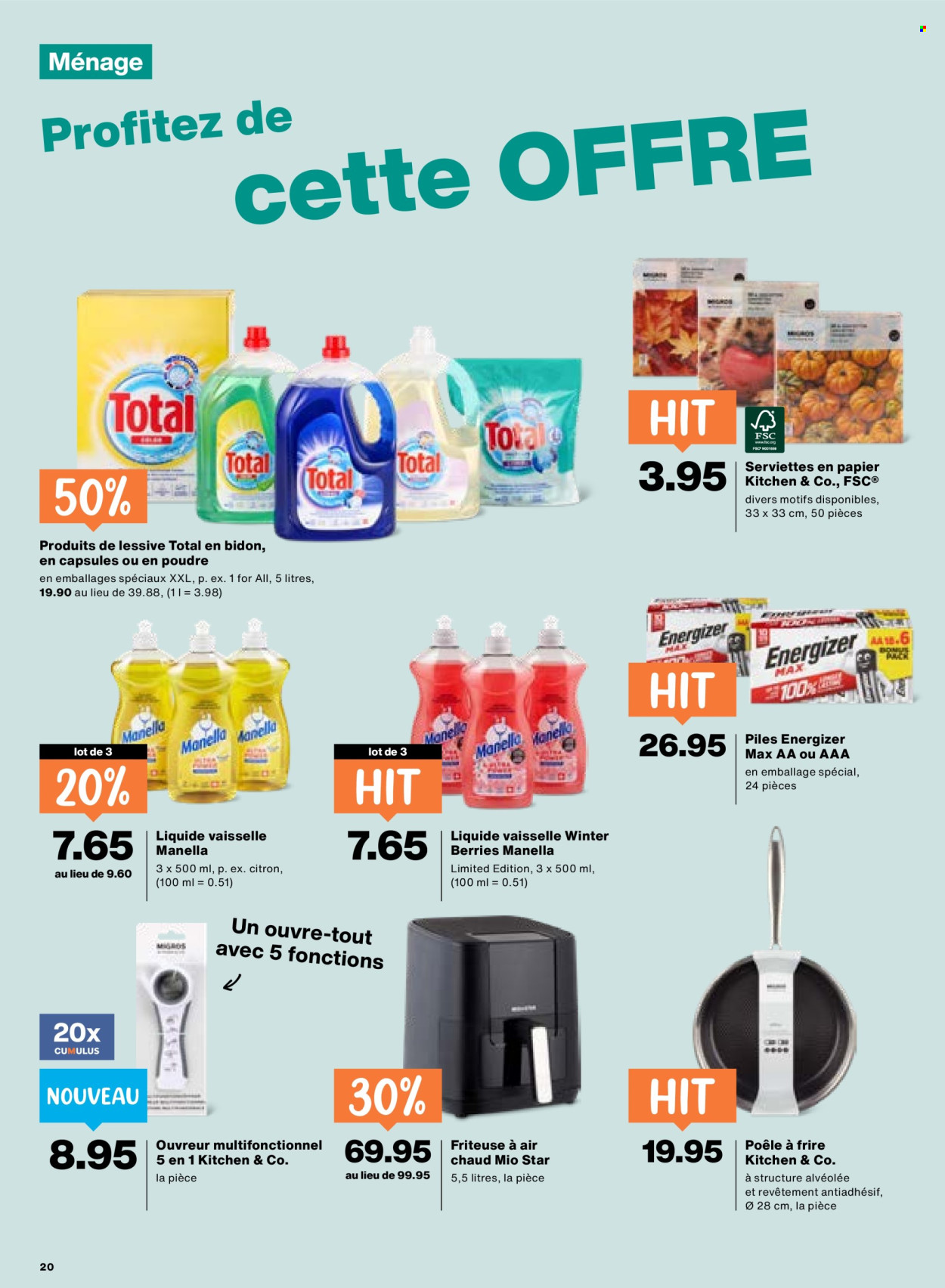 Catalogue Migros - 1.10.2026 - 7.10.2026. Page 20. Page 20