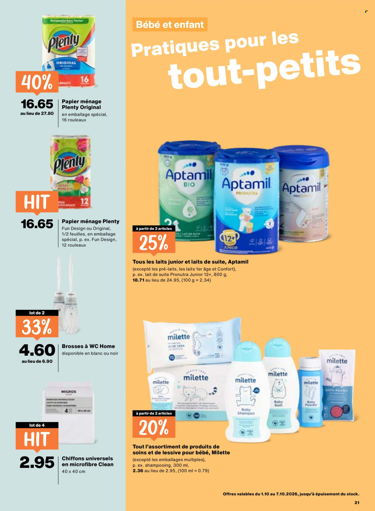 Catalogue Migros - 1.10.2026 - 7.10.2026. Page 21. Page 21