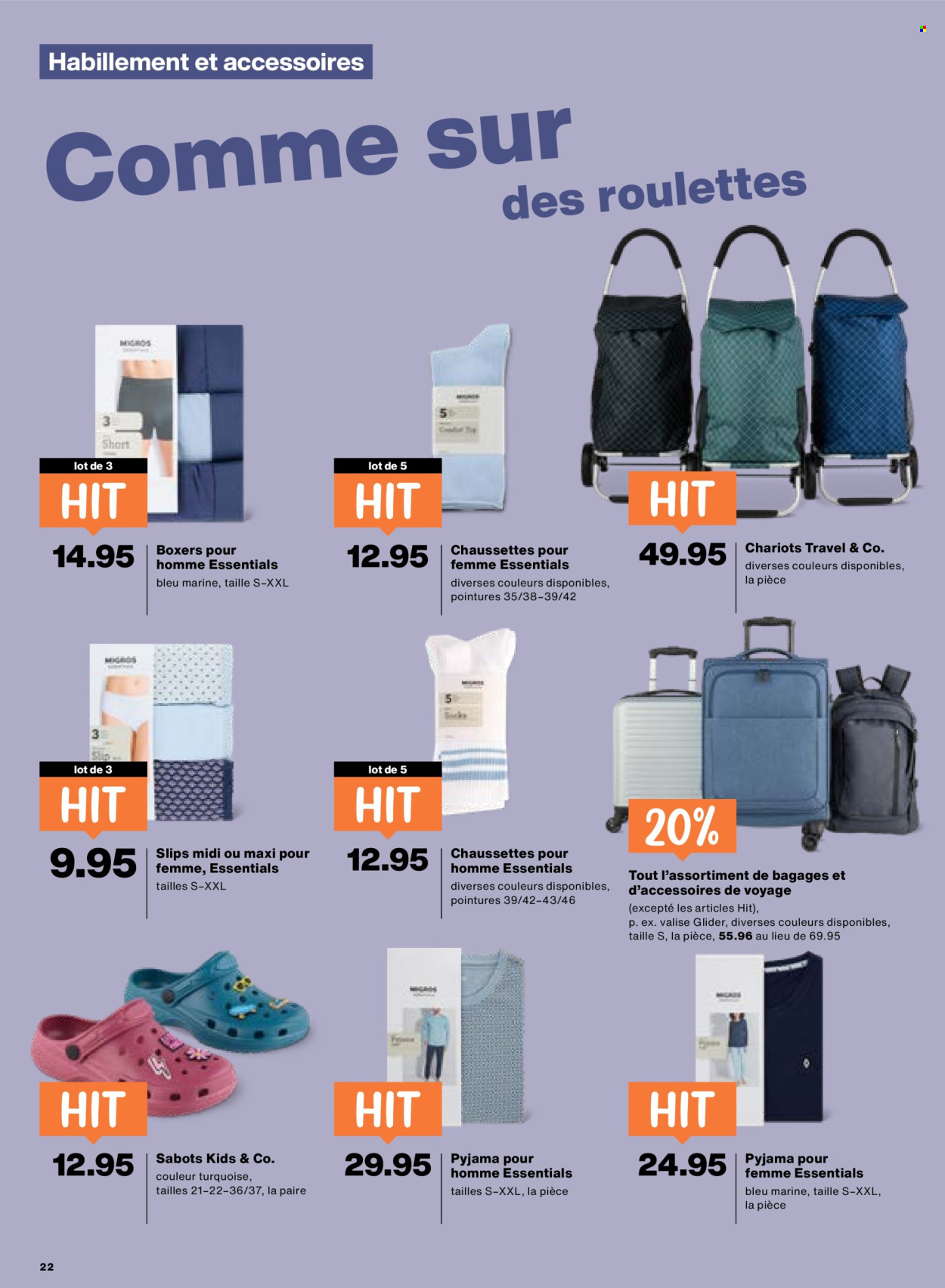 Catalogue Migros - 1.10.2026 - 7.10.2026. Page 22. Page 22