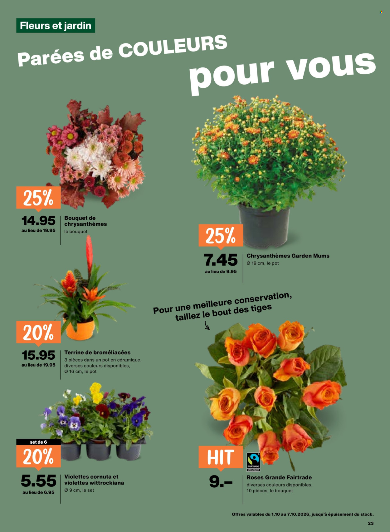 Catalogue Migros - 1.10.2026 - 7.10.2026. Page 23. Page 23