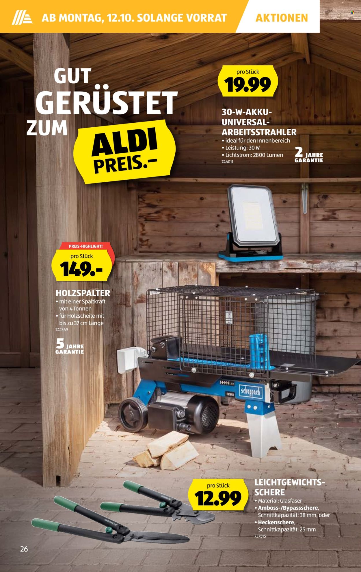 Catalogue Aldi - 8.10.2026 - 14.10.2026. Page 26. Page 26