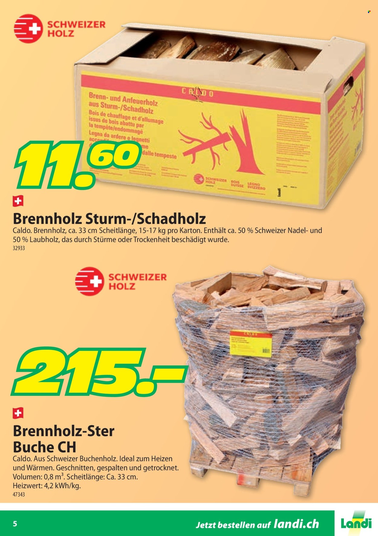 Catalogue Landi. Page 5. Page 5