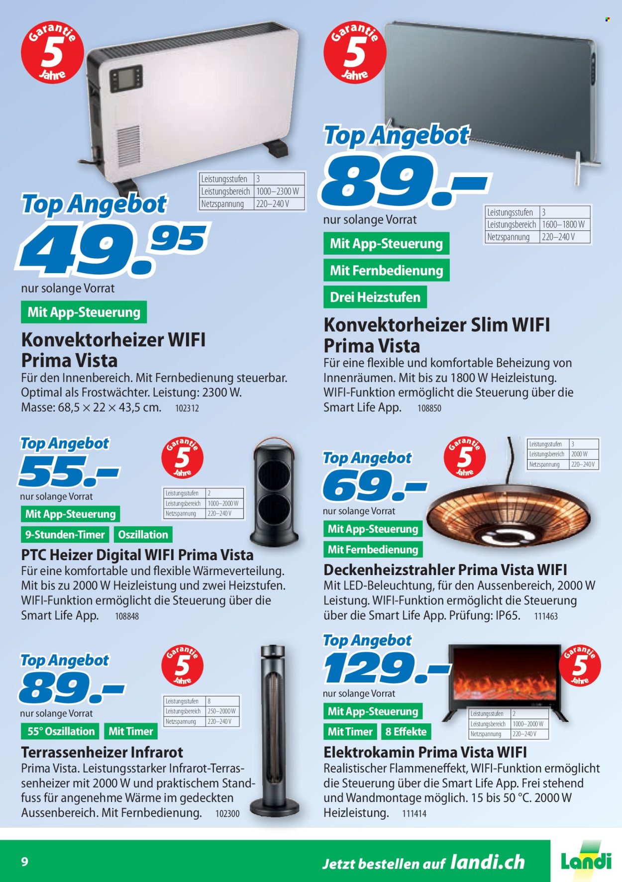 Catalogue Landi. Page 9. Page 9