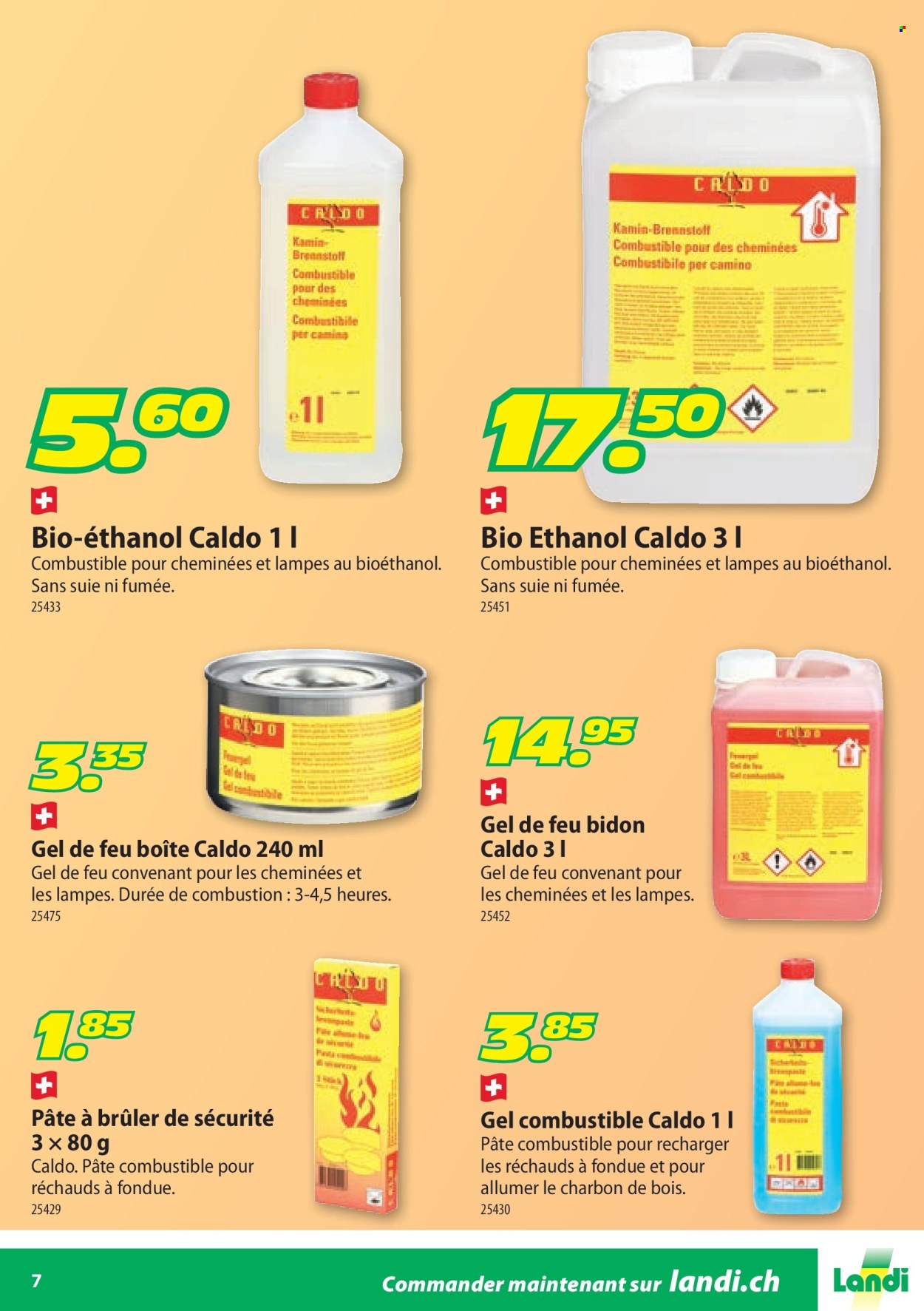 Catalogue Landi. Page 7. Page 7