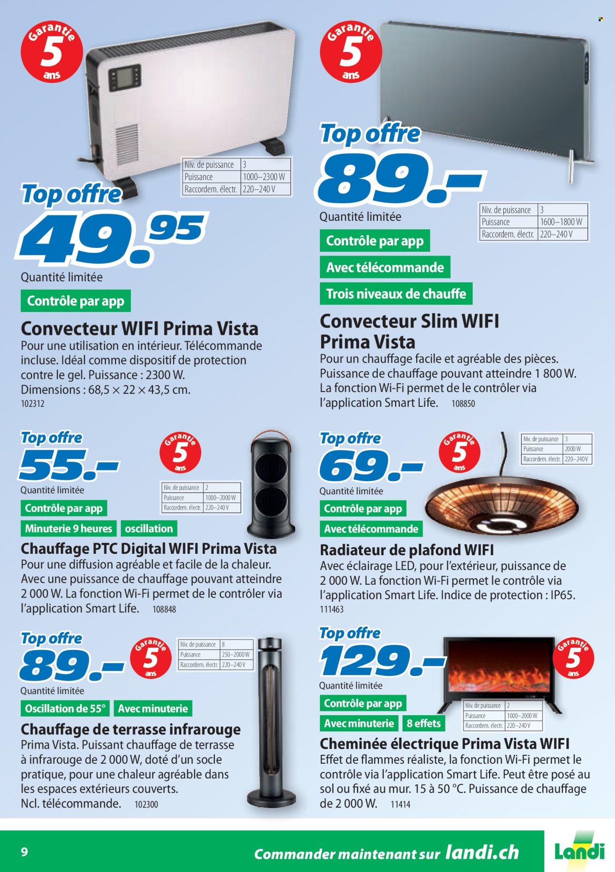 Catalogue Landi. Page 9. Page 9