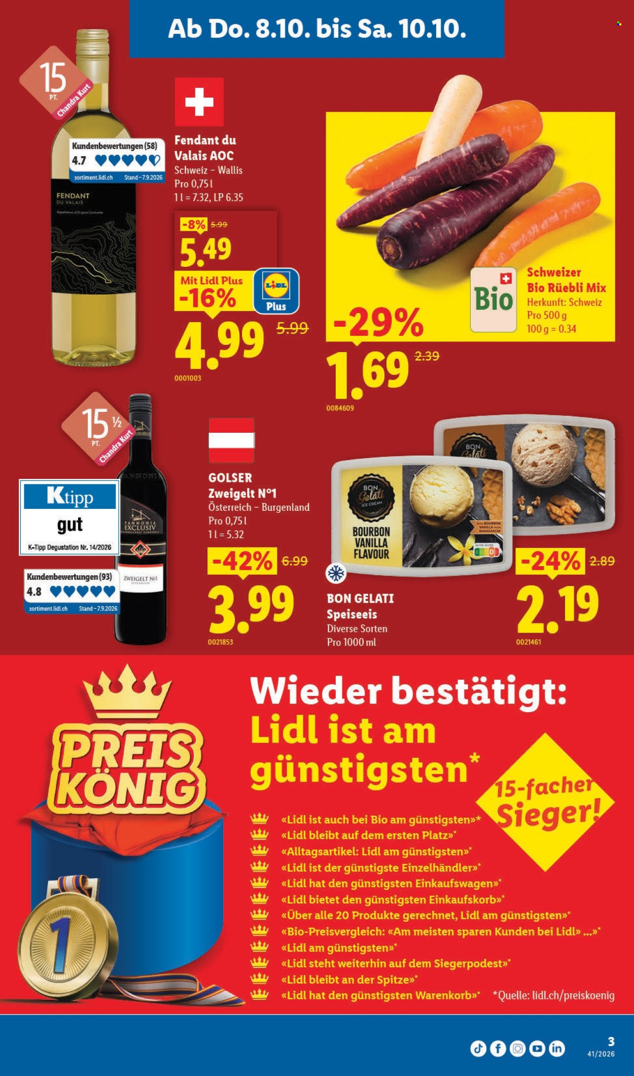 Catalogue Lidl - 8.10.2026 - 14.10.2026. Page 3. Page 3