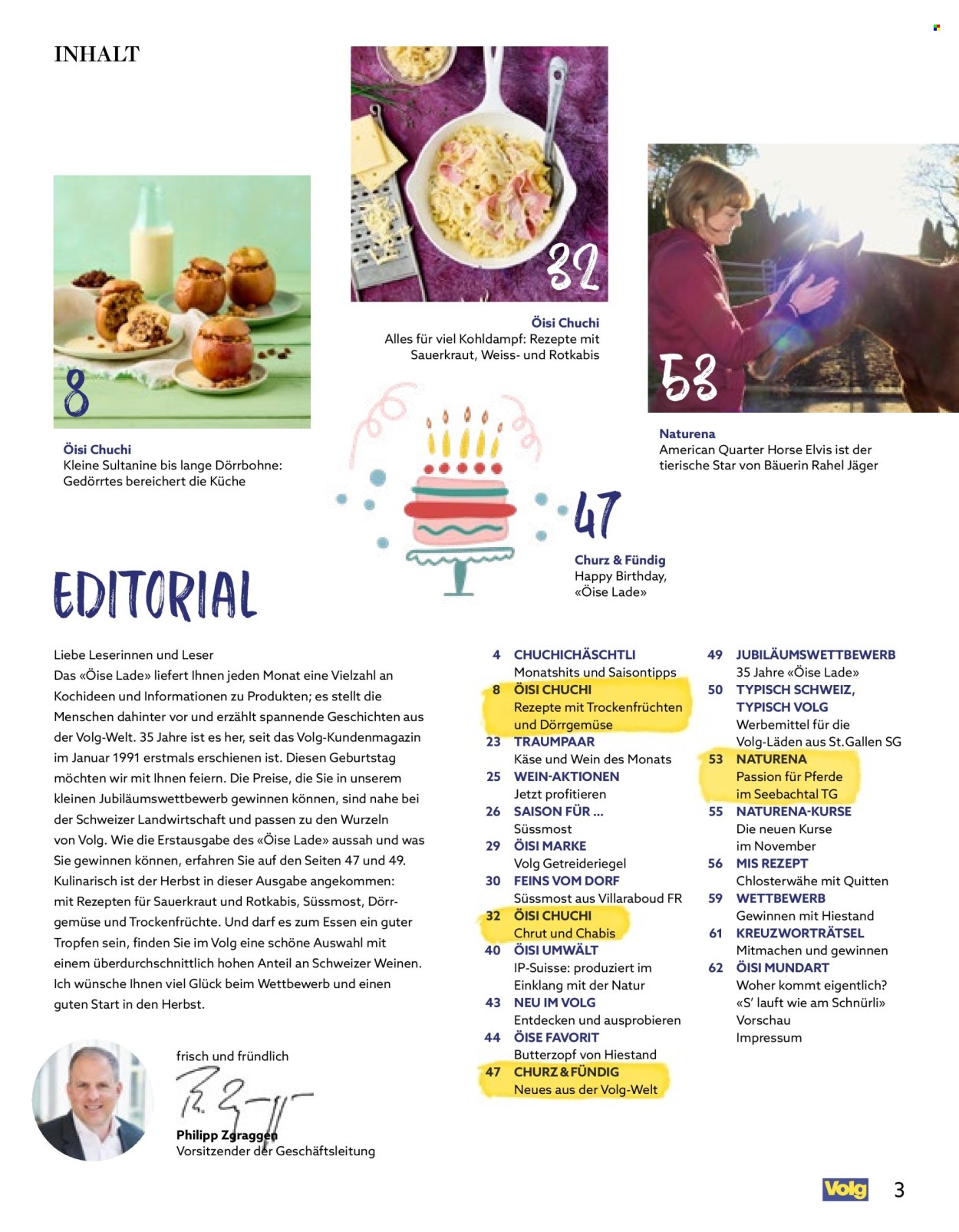 Catalogue Volg - 1.10.2026 - 31.10.2026. Page 3. Page 3