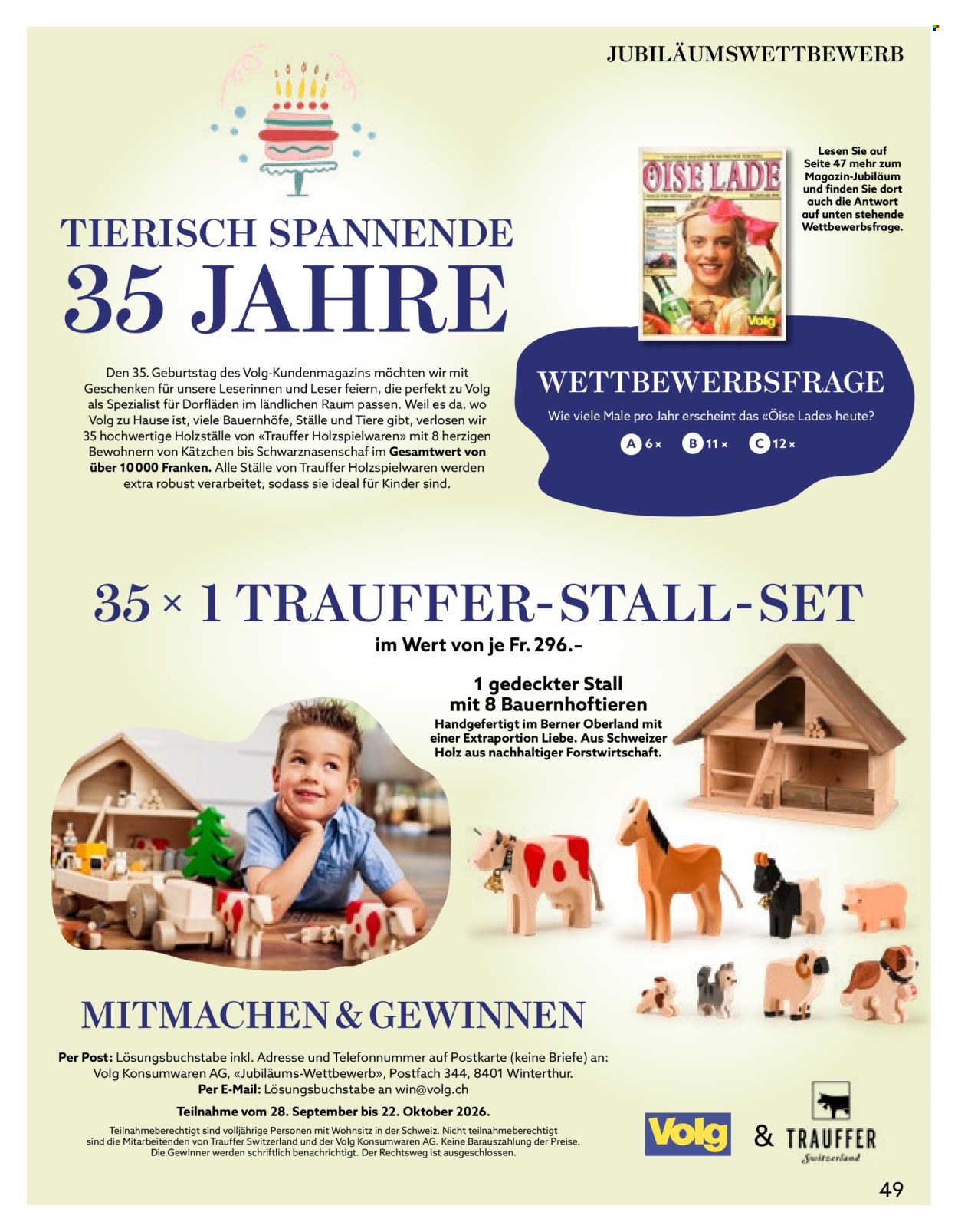 Catalogue Volg - 1.10.2026 - 31.10.2026. Page 49. Page 49