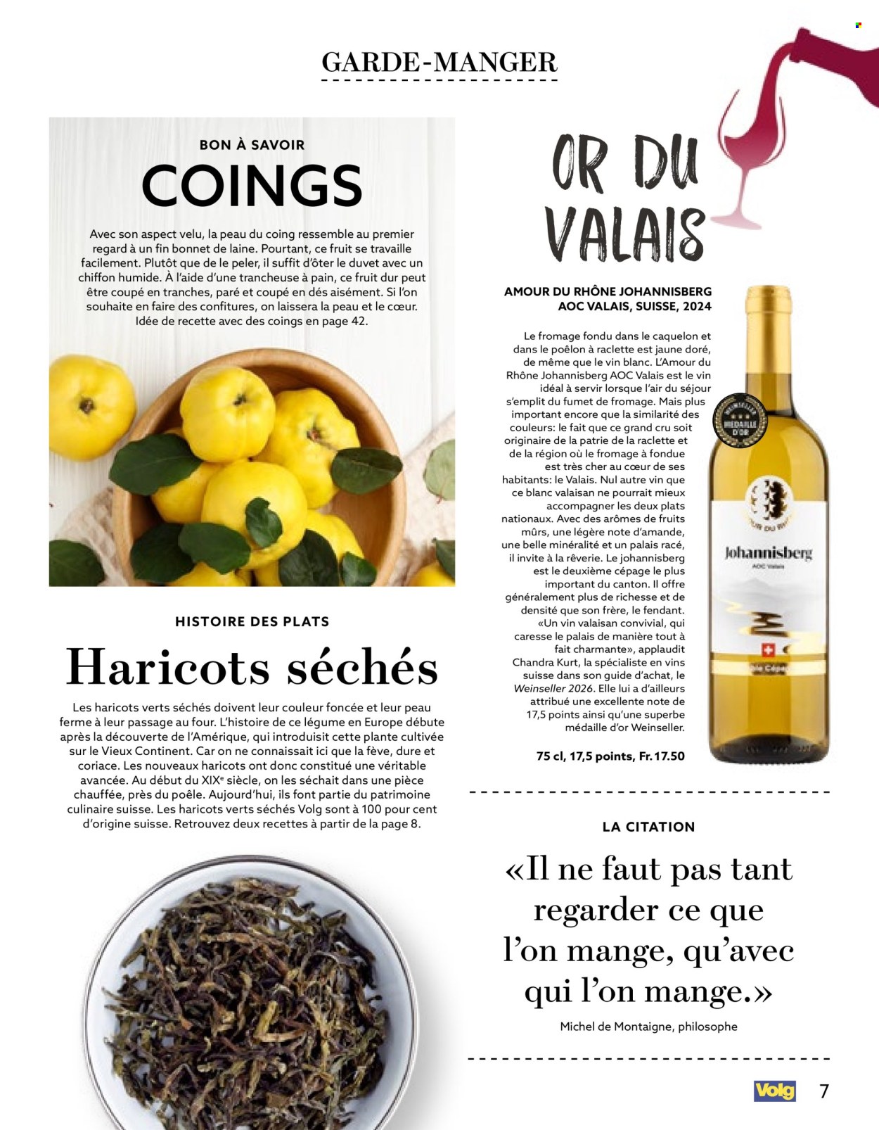 Catalogue Volg - 1.10.2026 - 31.10.2026. Page 7. Page 7