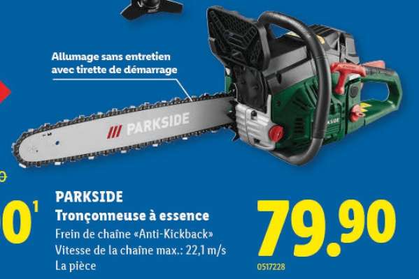 PARKSIDE Tronçonneuse à essence