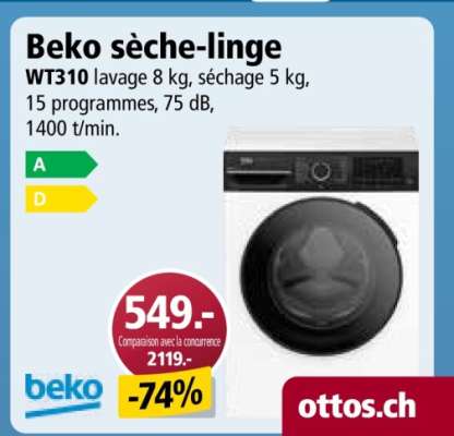 Beko sèche-linge