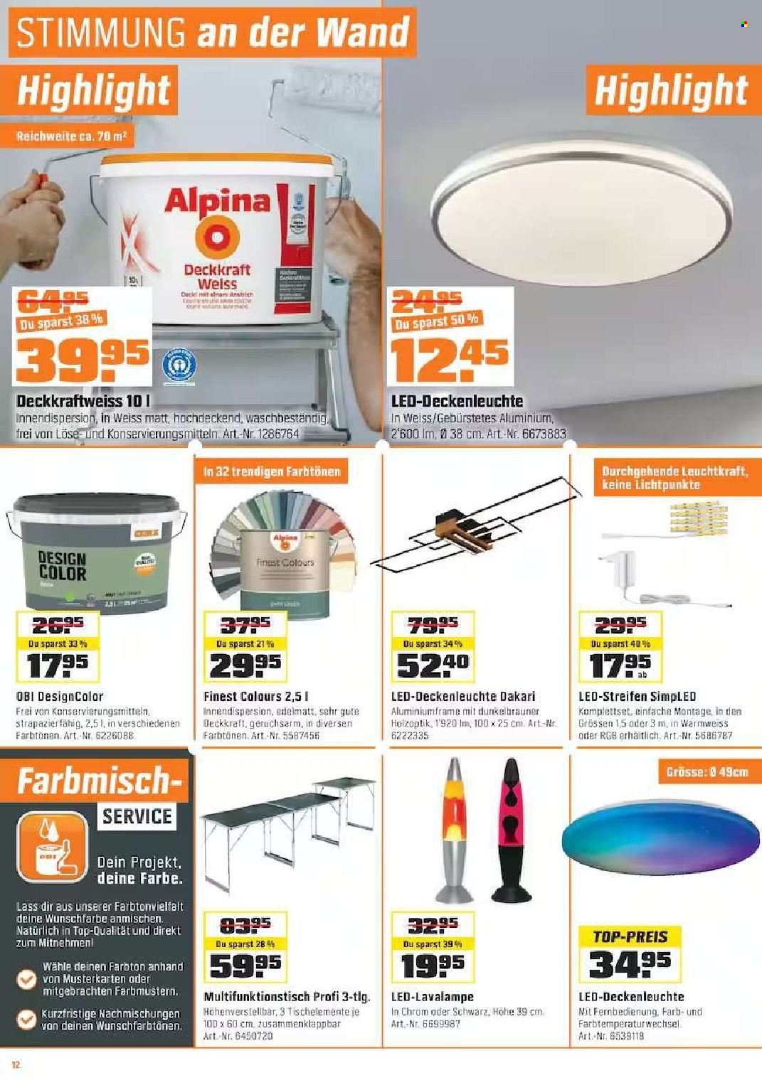 Catalogue OBI - 7.10.2026 - 1.11.2026. Page 12. Page 12