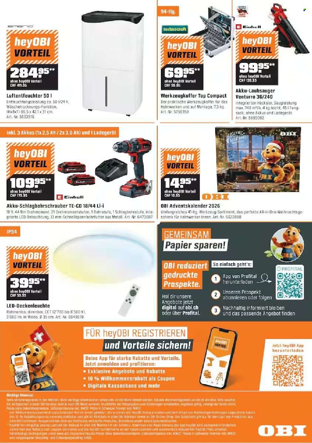 Catalogue OBI - 7.10.2026 - 1.11.2026. Page 16. Page 16