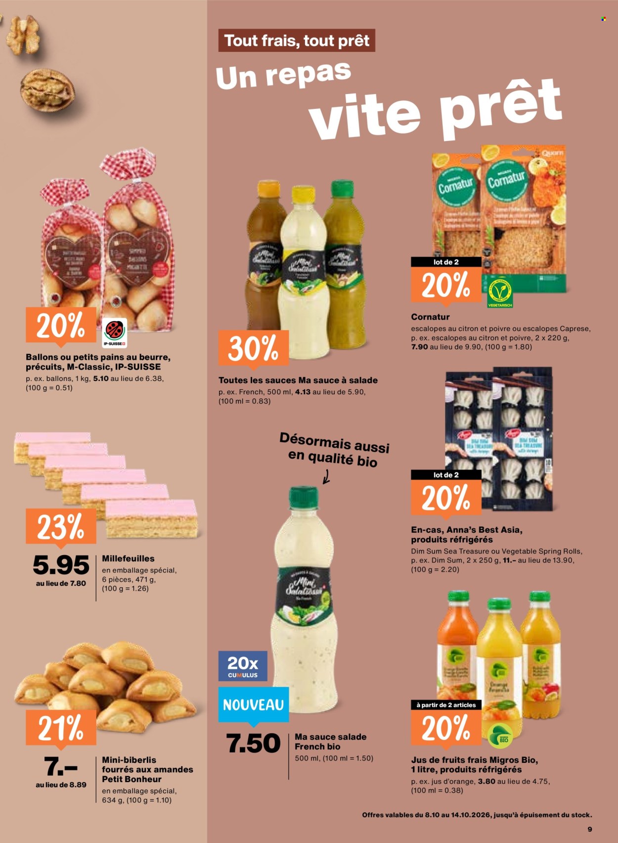 Catalogue Migros - 8.10.2026 - 14.10.2026. Page 9. Page 9
