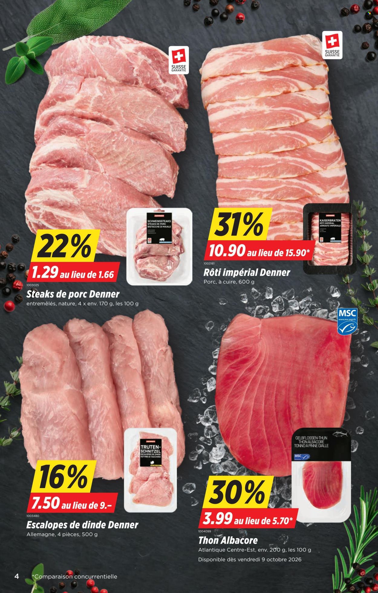Catalogue Denner - 8.10.2026 - 14.10.2026. Page 4. Page 4
