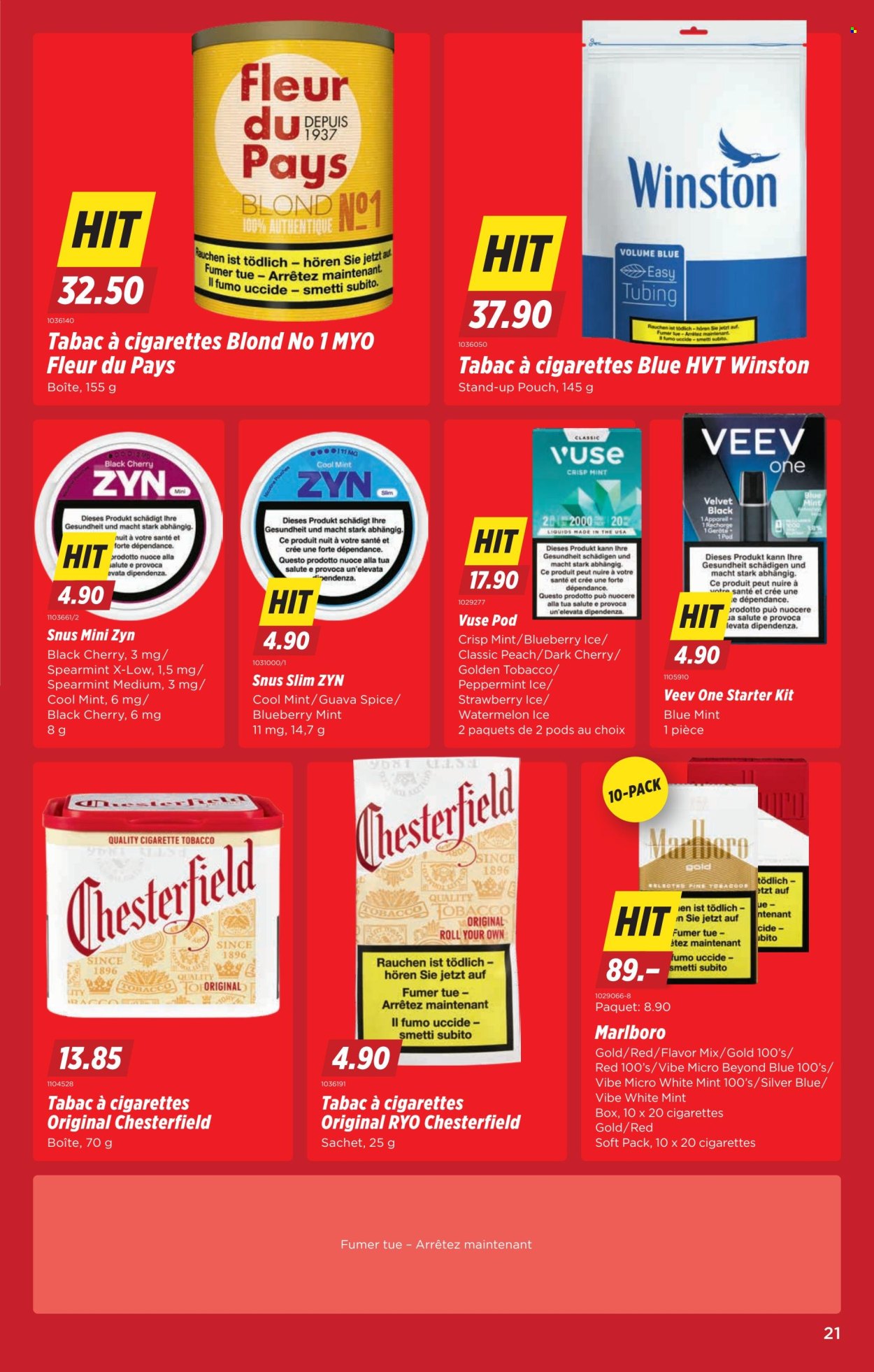 Catalogue Denner - 8.10.2026 - 14.10.2026. Page 21. Page 21