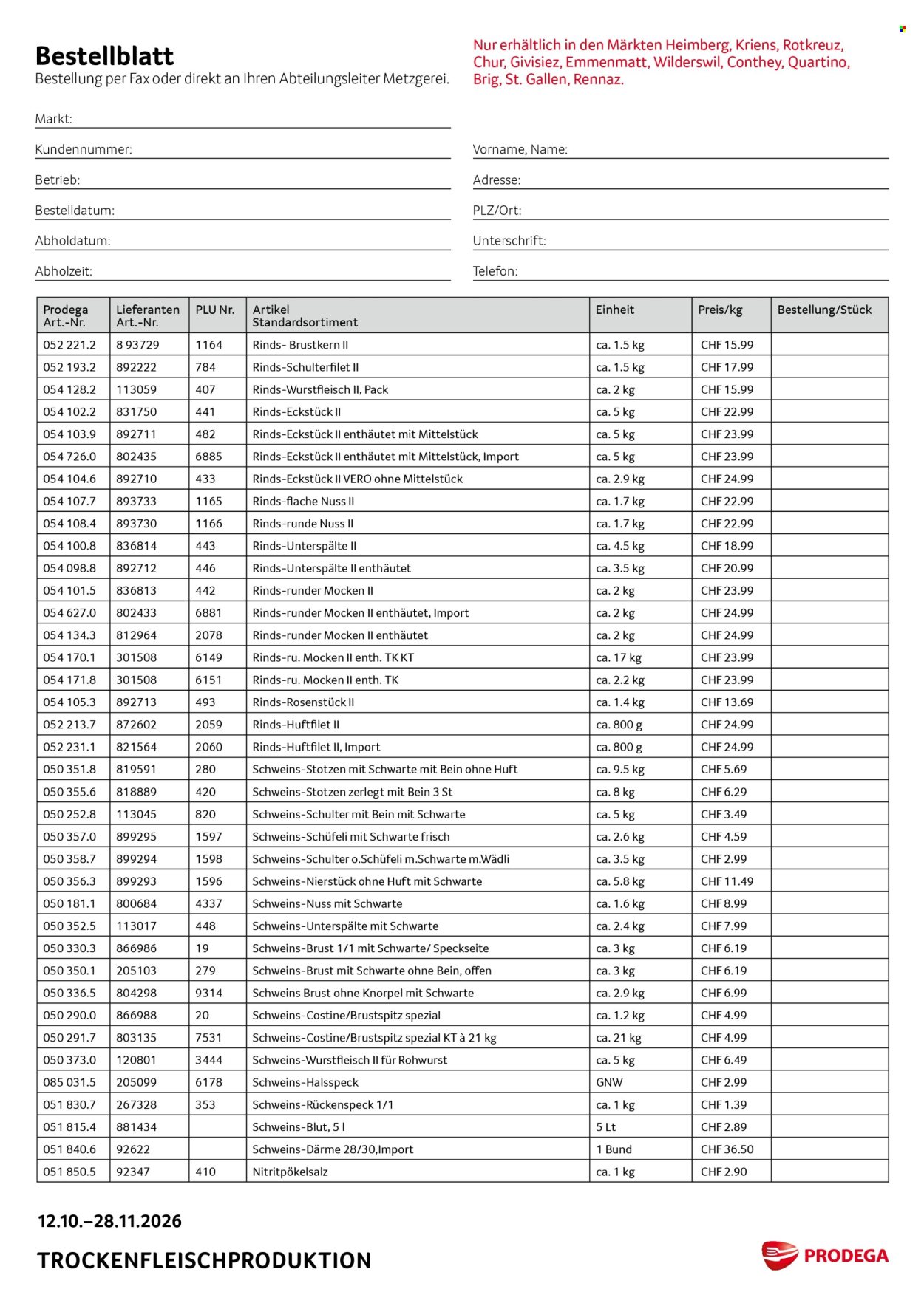 Catalogue Prodega - 12.10.2026 - 28.11.2026. Page 4. Page 4