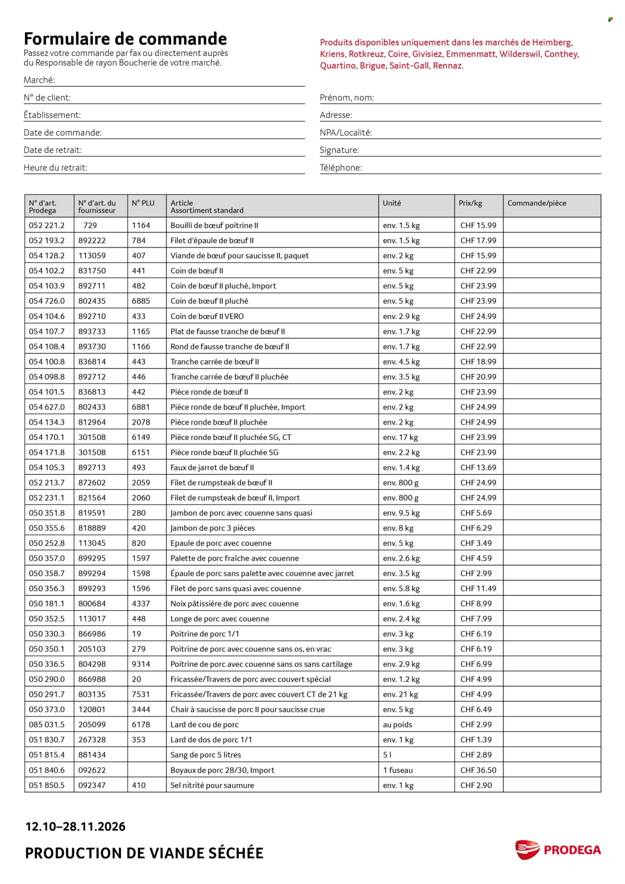 Catalogue Prodega - 12.10.2026 - 28.11.2026. Page 4. Page 4