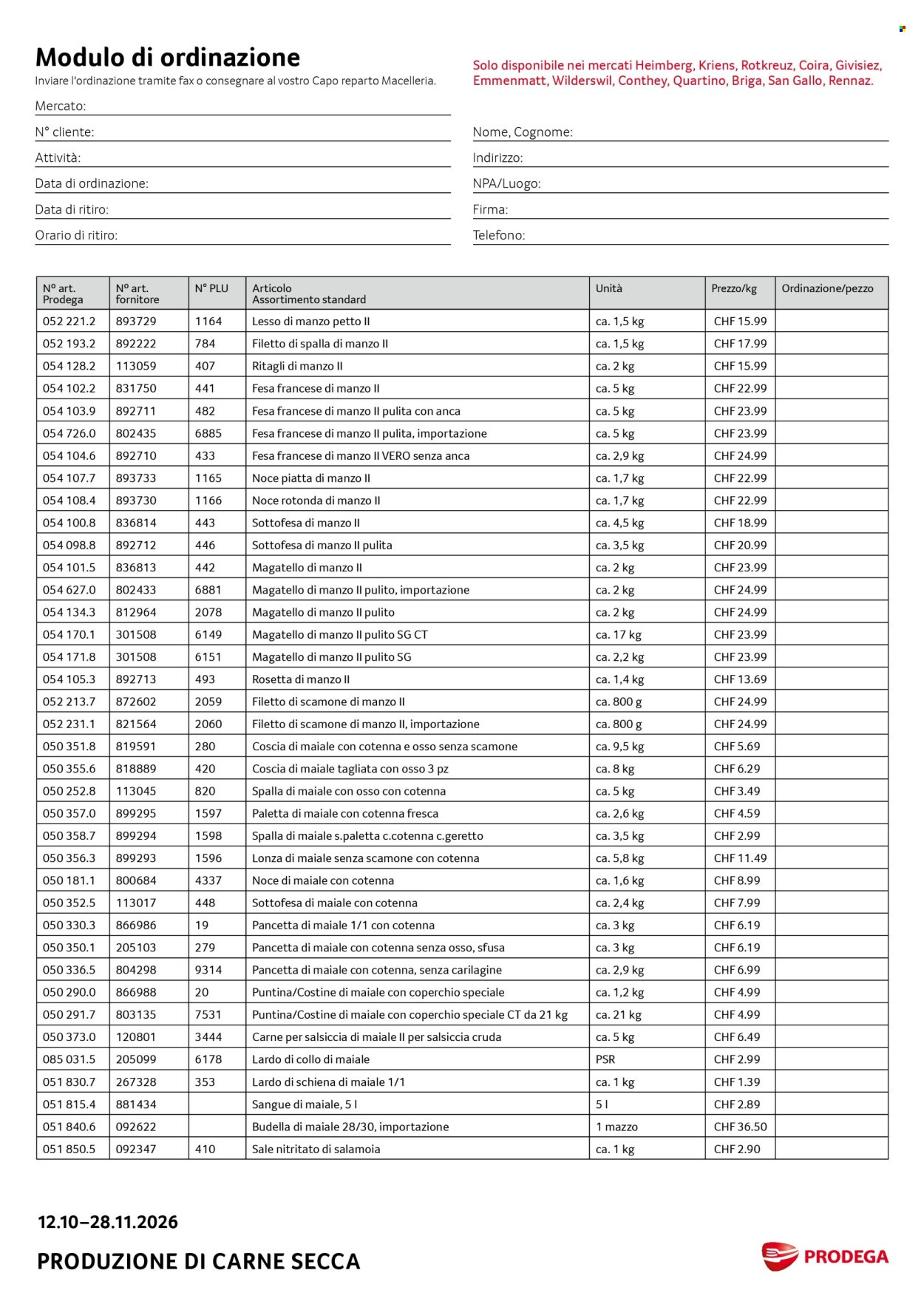 Catalogue Prodega - 12.10.2026 - 28.11.2026. Page 4. Page 4
