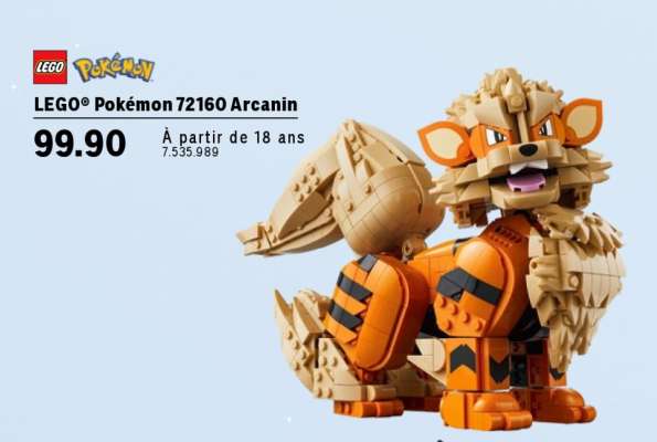 LEGO Pokémon 72160 Arcanin