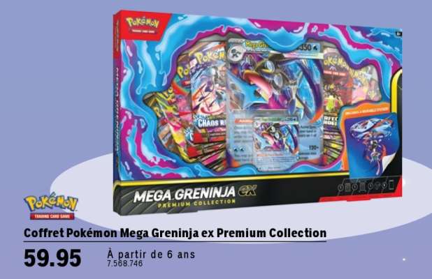 Coffret Pokémon Mega Greninja ex Premium Collection