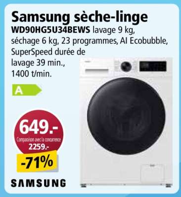 Samsung sèche-linge